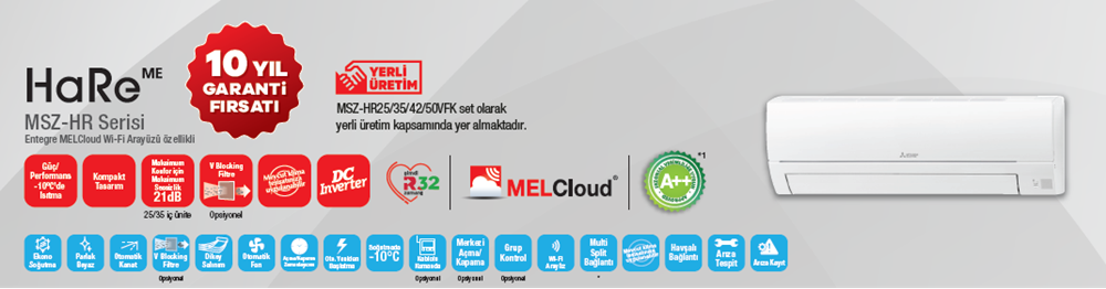 mitsubishi electric hare serisi