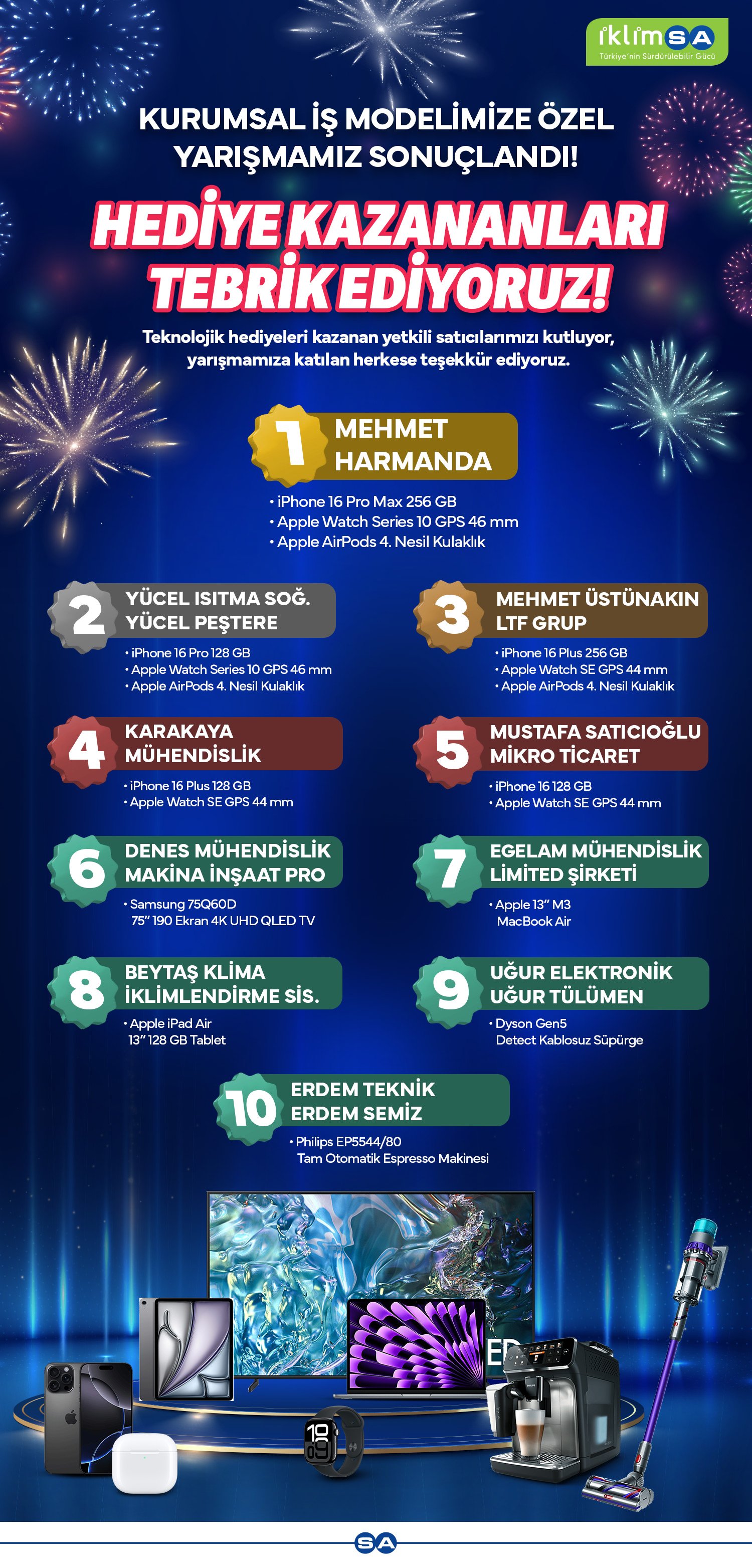 iklimsa elektronik ürün satışı