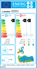 Mitsubishi SRK25ZSX-WS Diamond A+++ 9BTU Inverter Klima