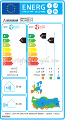 Mitsubishi SRK50ZSX-WS Diamond A+++ 18BTU Inverter Klima