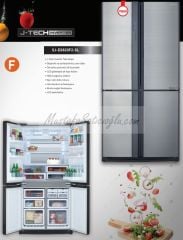 SHARP SJEX820F2SL 4 Kapılı Gardrop Tipi Buzdolabı