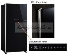 SHARP Buzdolabı SJ-XG690G-BK (Dijital Model SİYAH)