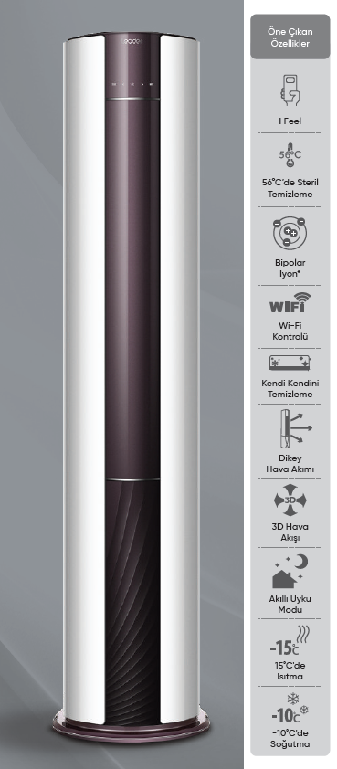 Sigma 24 BTU Salon Tipi Klima SGM24INVSMD (YENİ 2024)+(WİFİ)