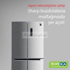 SHARP SJ-MD580M 4 Kapılı Gardırop Buzdolabı