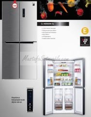 SHARP SJ-MD580M 4 Kapılı Gardırop Buzdolabı