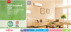 Fujitsu High Spec 12 BTU A+++ Inverter Klima R32-ASEH12KGTG (AIRSTAGE 2024)+(WİFİ)