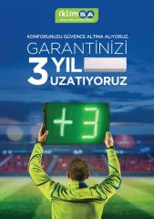 +3 Yıl Klima Garanti Uzatma 12-24 Ay-Kırmızı Belge