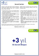 +3 Yıl Klima Garanti Uzatma 12-24 Ay-Kırmızı Belge