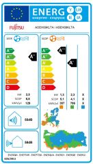Fujitsu Prime 9.000 BTU A++ Inverter Klima R32 ASEH09KLTA